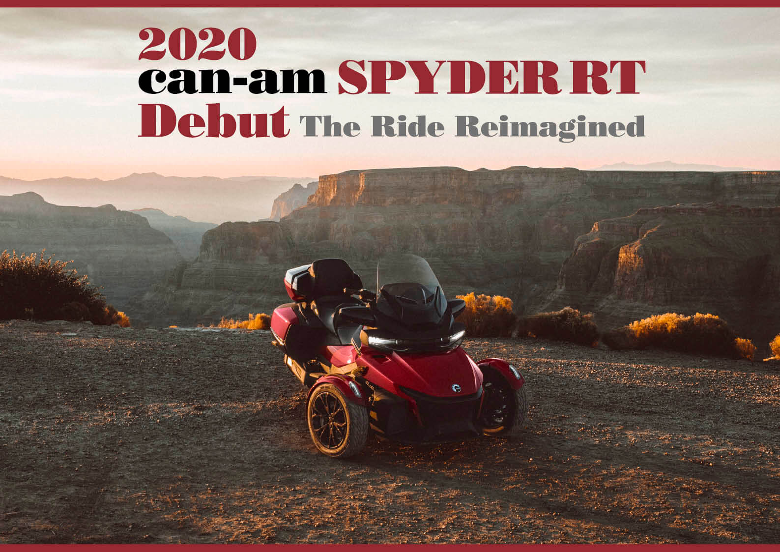 BRPジャパンより、３輪モーターサイクル「新型Can-Am Spyder RT」のニューモデルが登場しました　ジェットスキー（水上バイク）